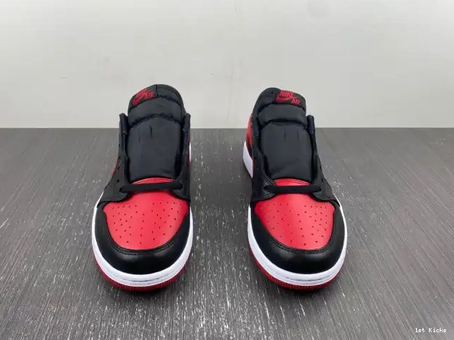 1st Kicks Shoes 705329-001 Jordan Air Retro Bred 1 Low 0522